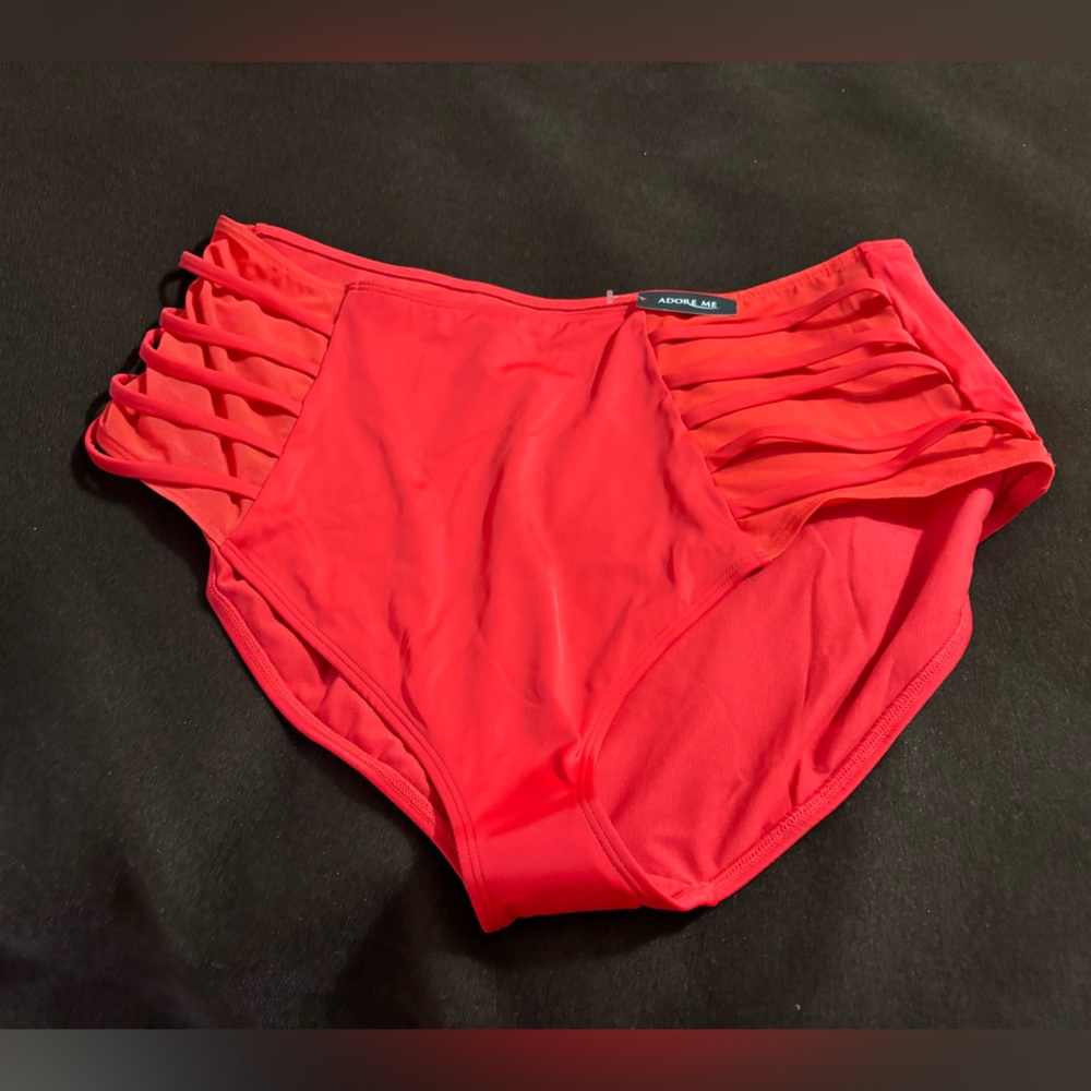 Adore Me Vibrant Red Swim bottom 3XL
